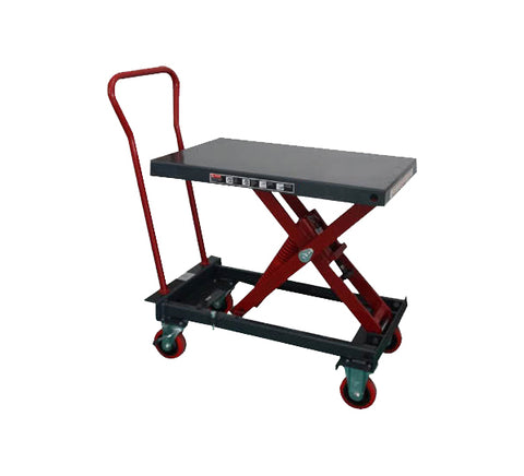 Manual Scissor Lift Table Trolley 210Kg 