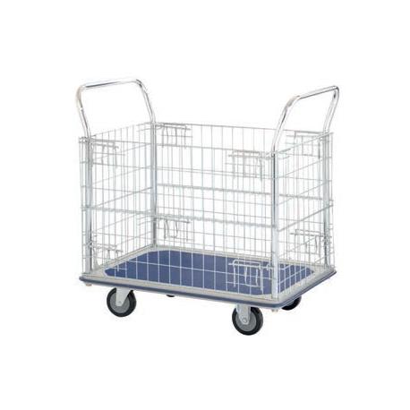 400kg Rated Steel Full Mesh Trolley | Industrial Solution 