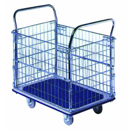 Fully Wired Cage Stock Order Picking Trolley - Quality Jack