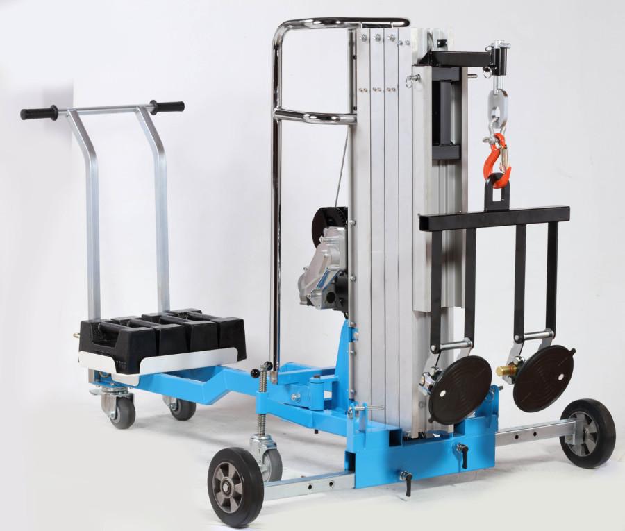 Library Lifter Machine Heavy Duty Electric Material Lifter 250Kg , Portable Glass Lifter ...