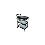 Triple Deck Tool Trolley with Drawer 250Kg Capacity 